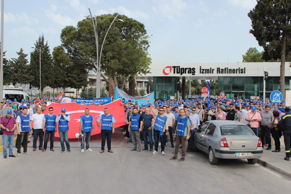 Aliağa Tüpraş’ta 8 Saatlik İş Bırakma Eylemi