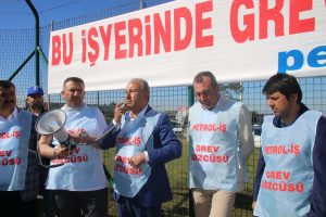 İzmit Rafinerisi işçilerinden Genel Sekreterimizi ziyaret