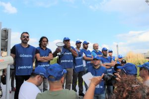 Petkim İşyerinde Eylem