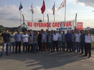 Mutlu Akü Grevine Dayanışma Ziyareti