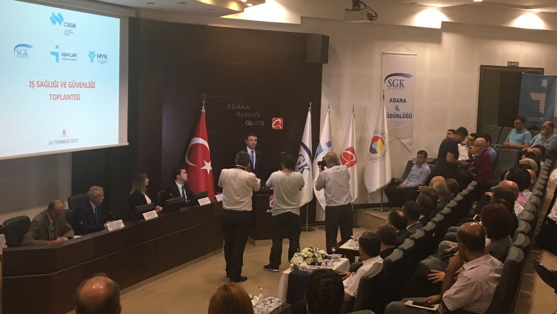 Adana Şubemiz SGK İş Sağlığı ve Güvenliği Toplantısında