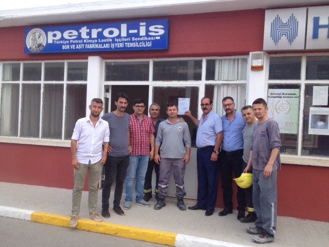 Eti Maden'de Grev İlanı Asıldı