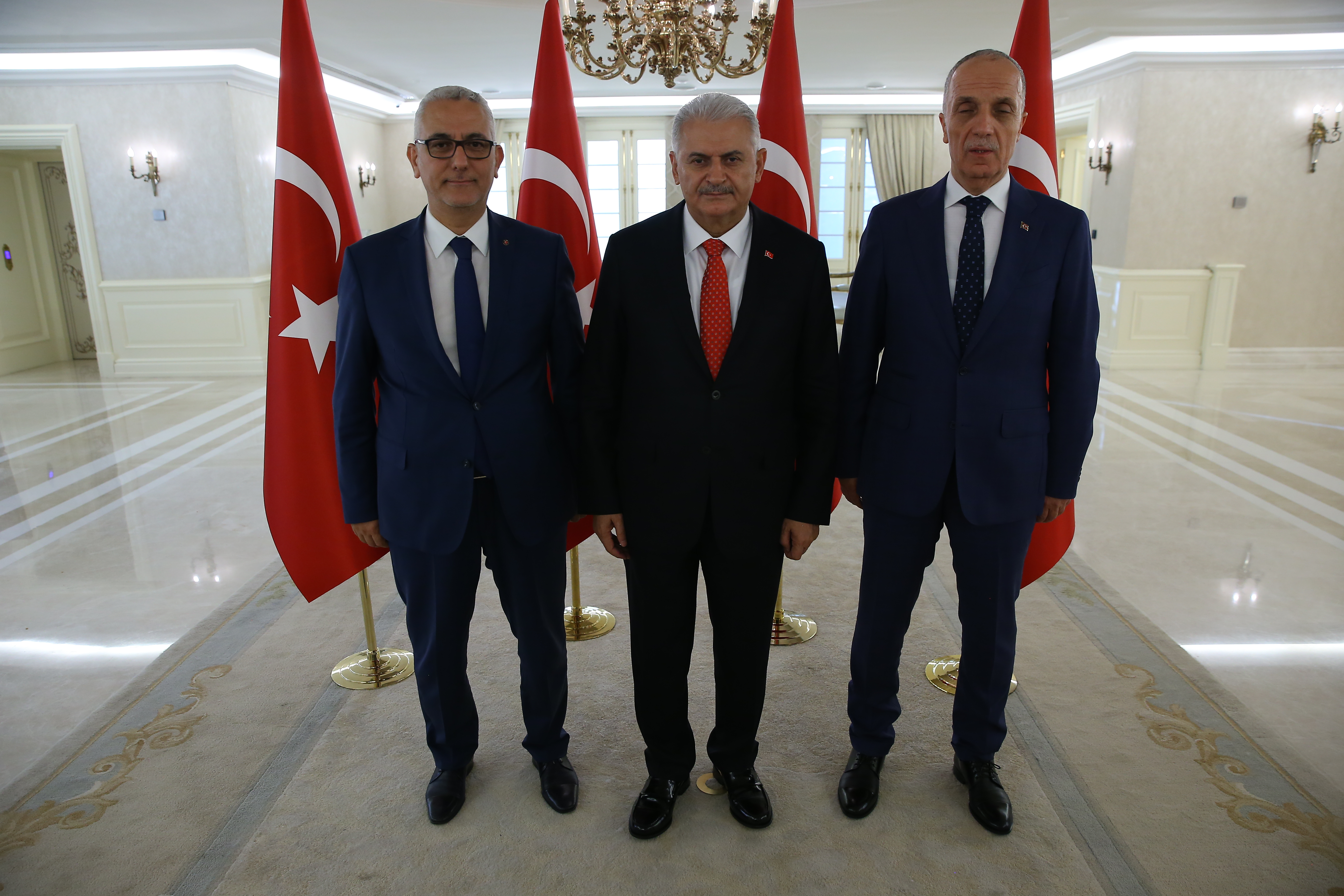 Türk-İş Başkanlar Kurulu Çankaya Köşkü’nde