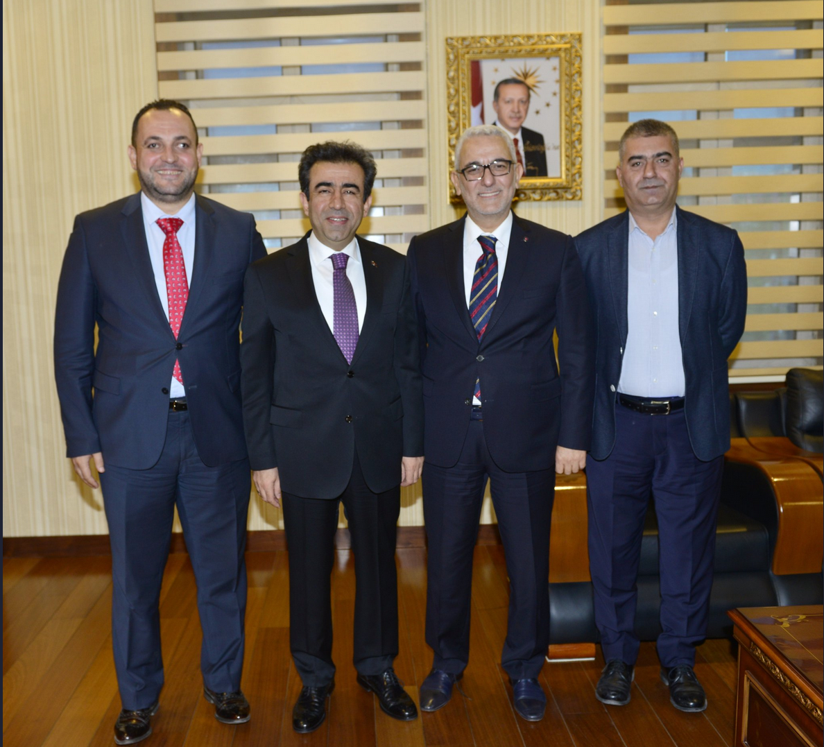 Yaşar ve Tekik’in Diyarbakır Valisine Ziyareti