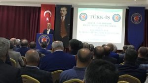 Adana ve Mersin Şubelerimiz Türk-İş İl Temsilciliği Toplantısına Katıldı