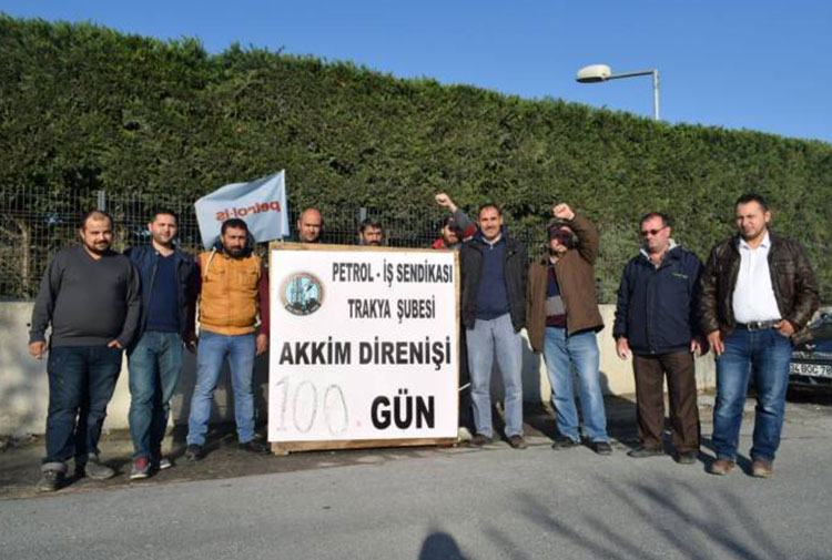 Genel Sekreterimizden AKKİM İşçilerine Direnişin 100. Gününde Ziyaret
