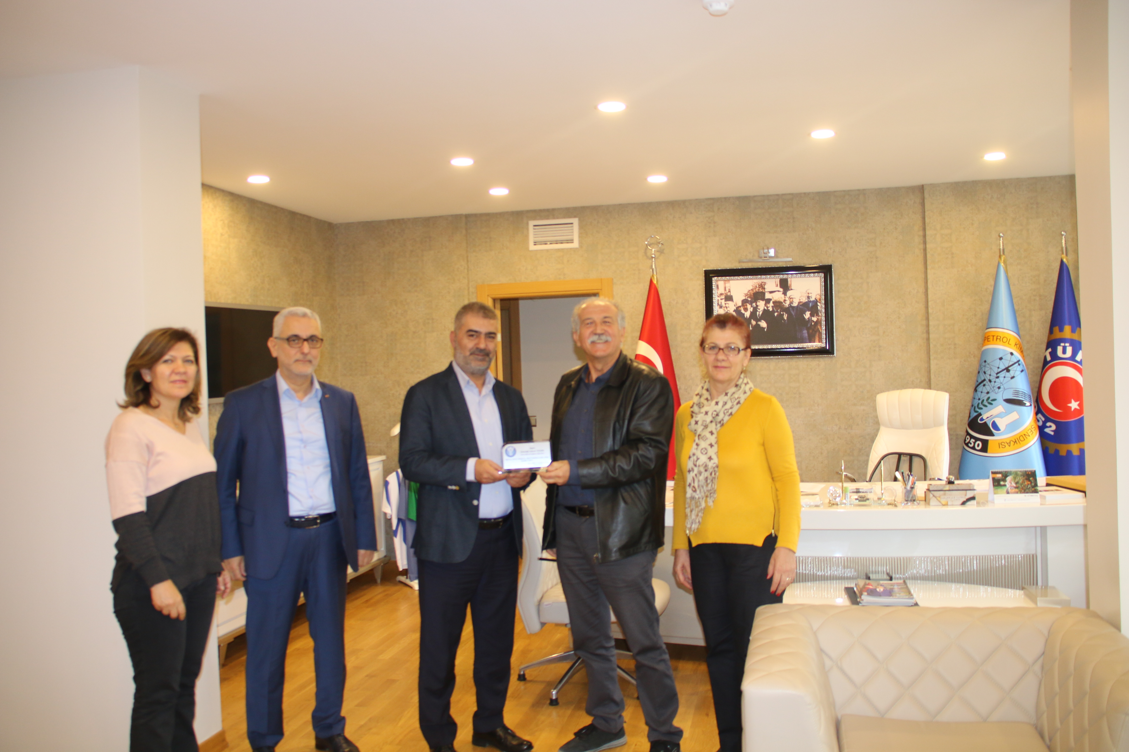 Gübretaş Genel Müdürü Balta ve Genel Müdür Yardımcıları Yaşar’ı ziyaret etti