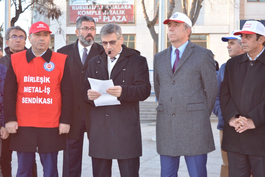 Gebze Sendikalar Birliği Basın Açıklaması Yaptı