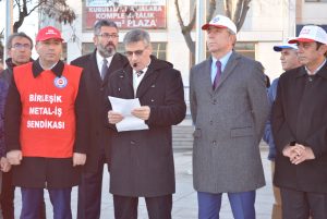 Gebze Sendikalar Birliği Basın Açıklaması Yaptı