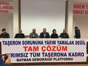 Batman Şubemizde Basın Açıklaması