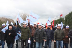 AKKİM İşçilerinin Direnişine Dayanışma Ziyareti