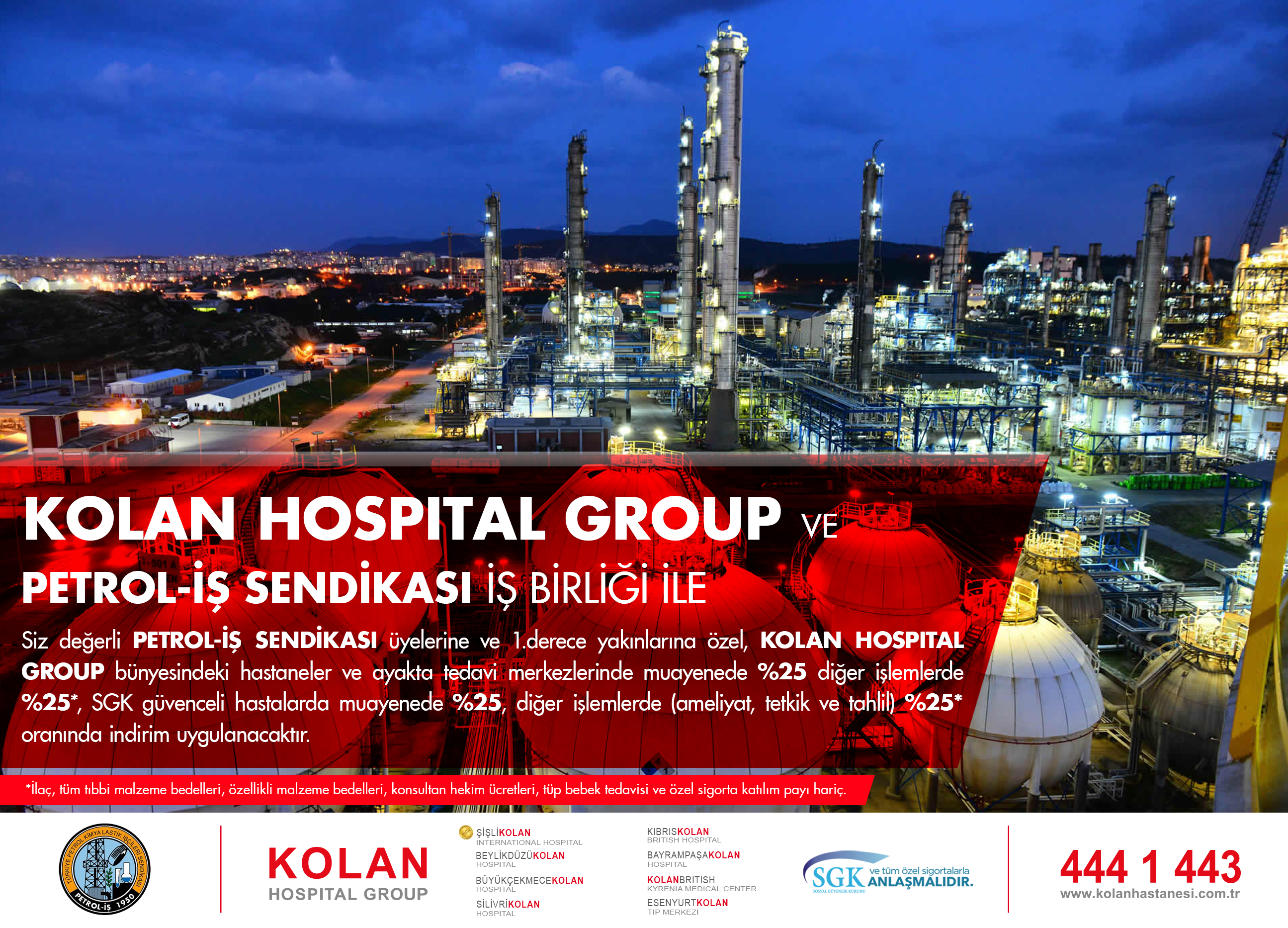 Kolan Hastaneleri ile Anlaşma Sağlandı