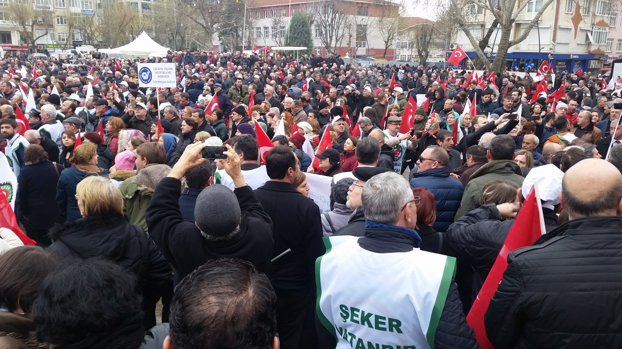 Şeker Fabrikalarının Özelleştirilmesine Karşı Eylem
