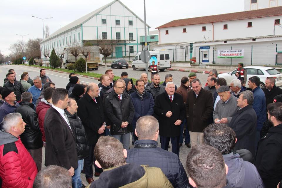 Şeker Fabrikalarının Özelleştirilmesine Karşı Basın Açıklaması