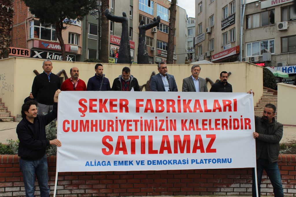 Şeker Fabrikaları Cumhuriyetimizin Kaleleridir Satılamaz!