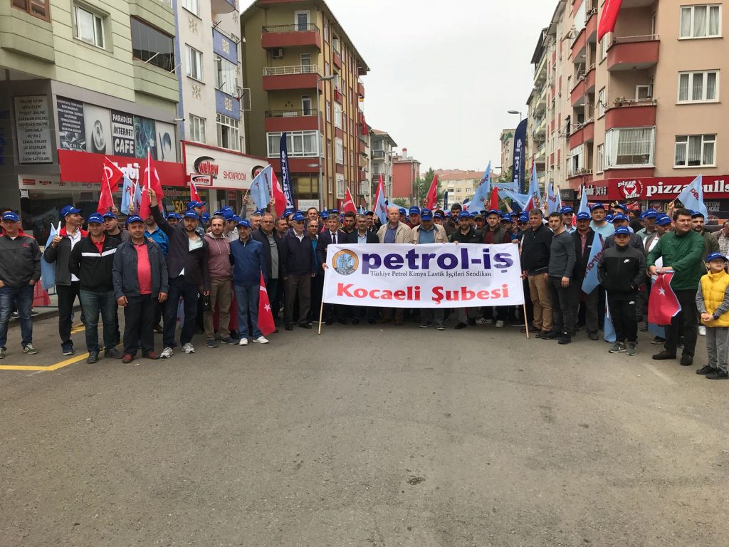 Kocaeli Şubemiz 1 Mayıs'ı Gebze'de Kutladı