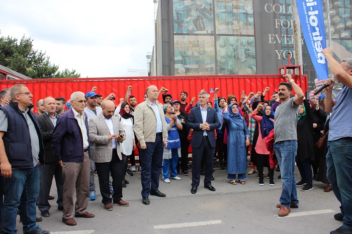 KOCAELİ ŞUBEMİZDEN FLORMAR İŞÇİSİNE DAYANIŞMA ZİYARETİ