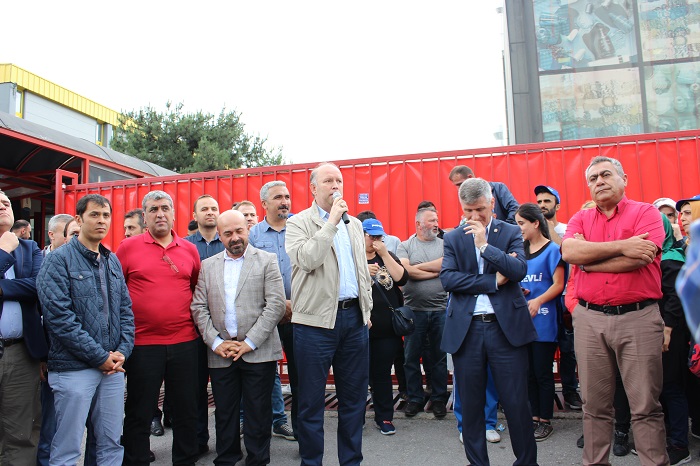 KOCAELİ ŞUBEMİZDEN FLORMAR İŞÇİSİNE DAYANIŞMA ZİYARETİ