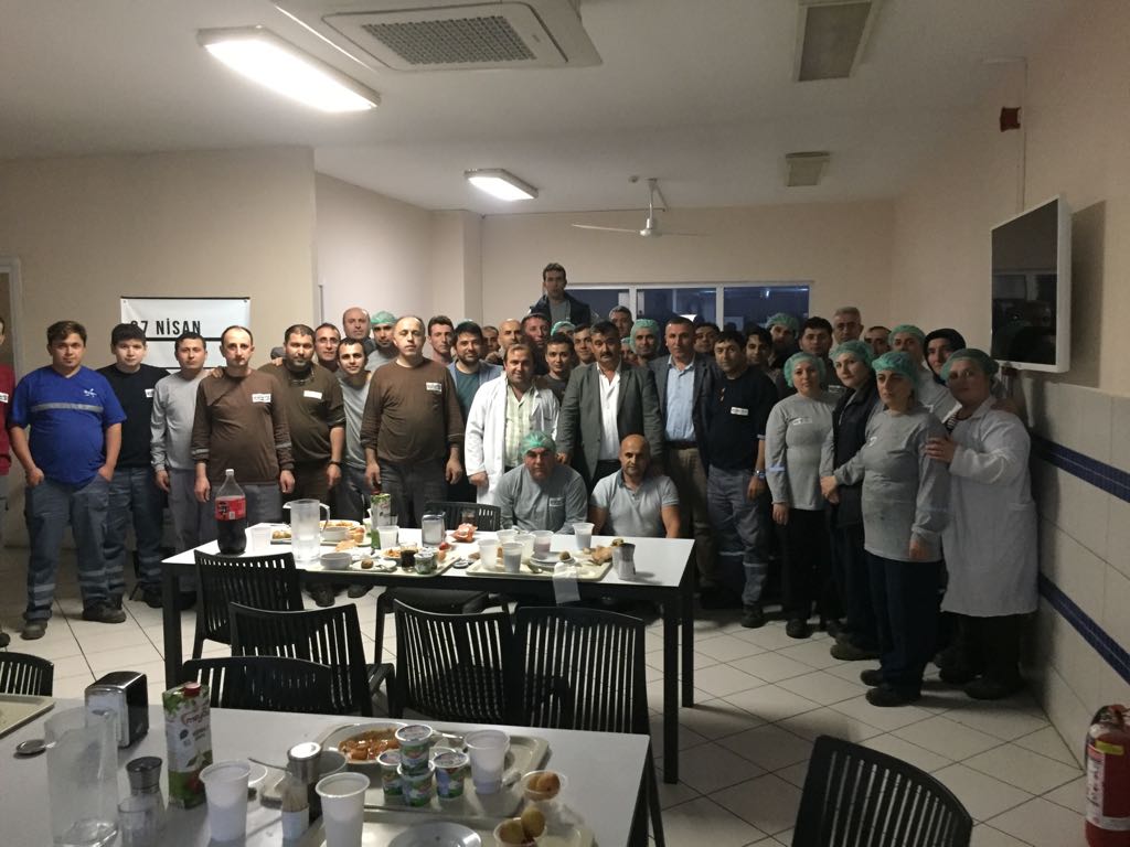 Grenier Ambalaj Sanayi İşyerinde İftar Yemeği