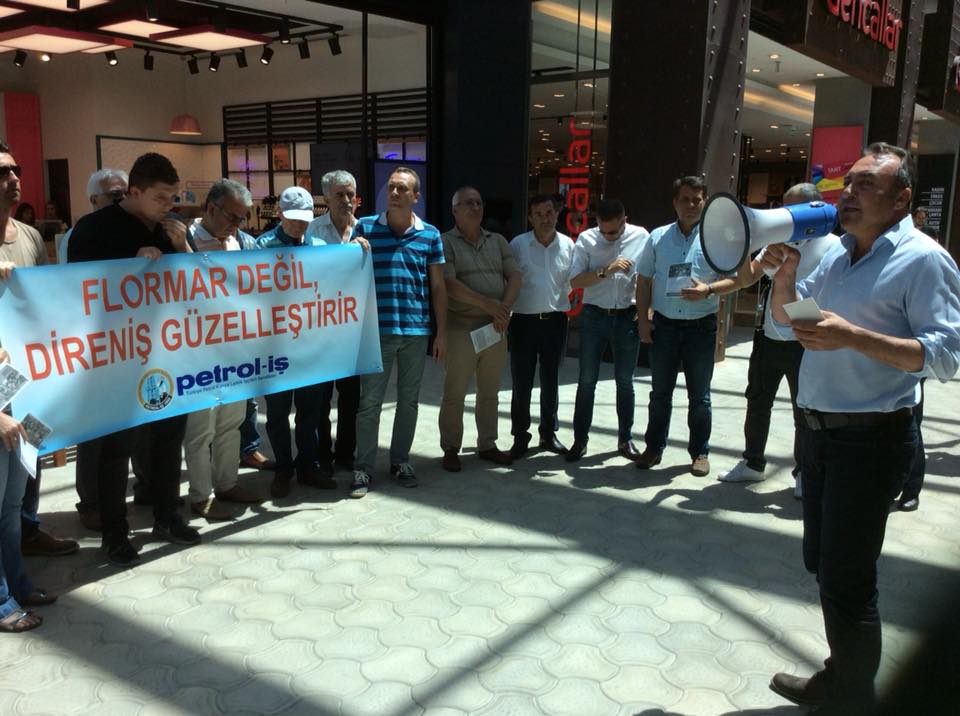 Düşova Trakya’da Flormar İşçileri İçin Basın Açıklamasında Bulundu