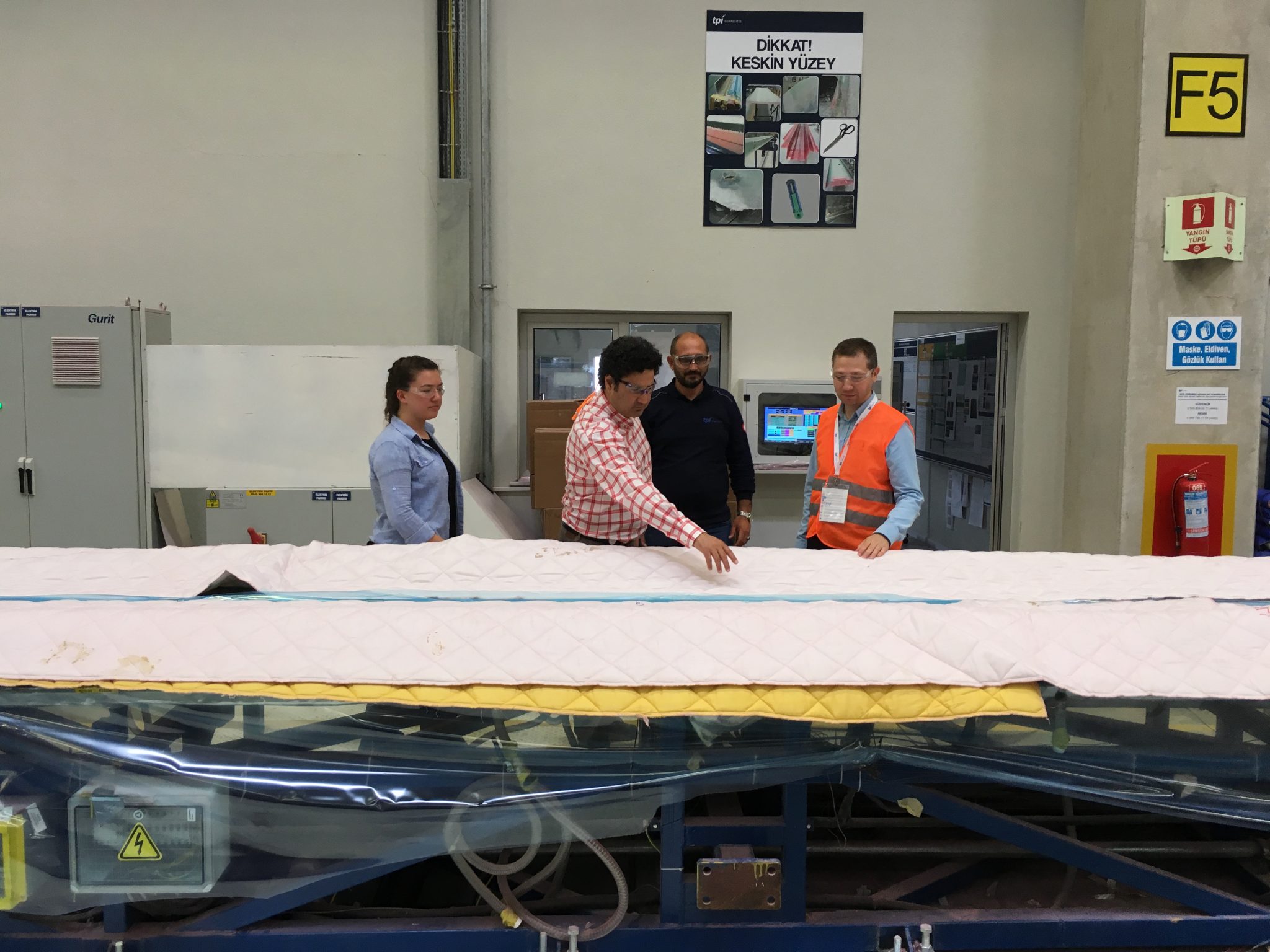 İSİG Uzmanımızdan TPI-1 ve TPI-2 Kompozit Kanat Fabrikalarına Ziyaret