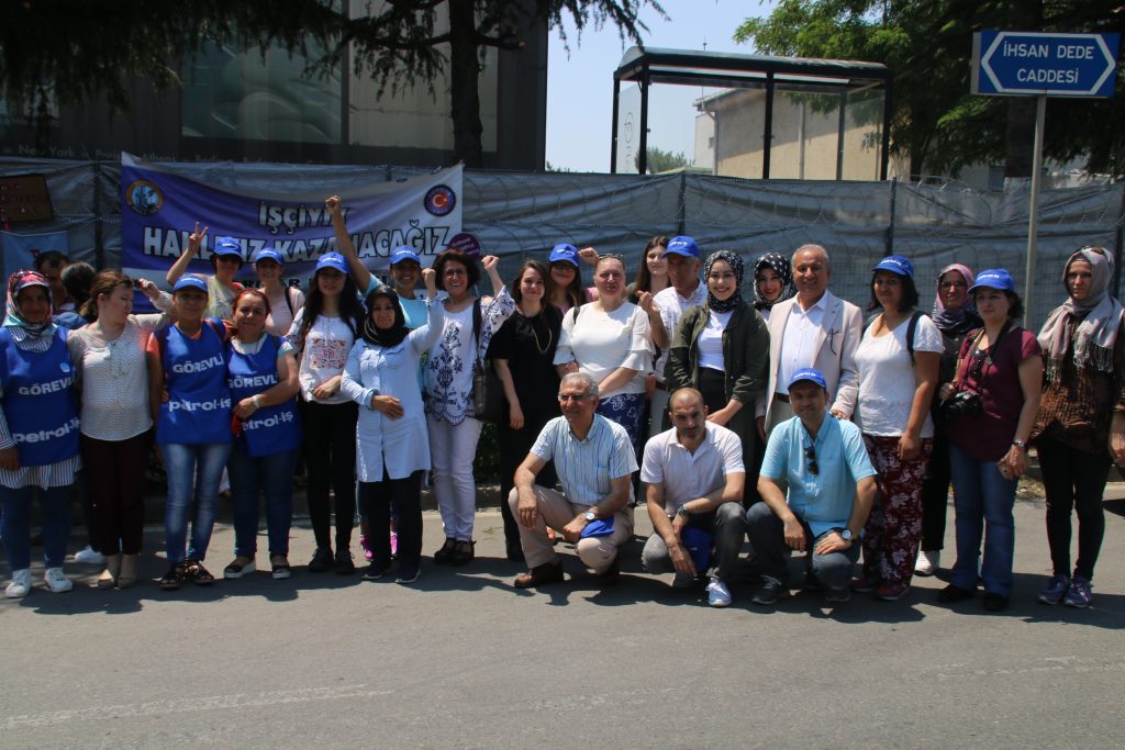 Genel Merkez Çalışanlarımızdan Flormar Direnişine Destek Ziyareti