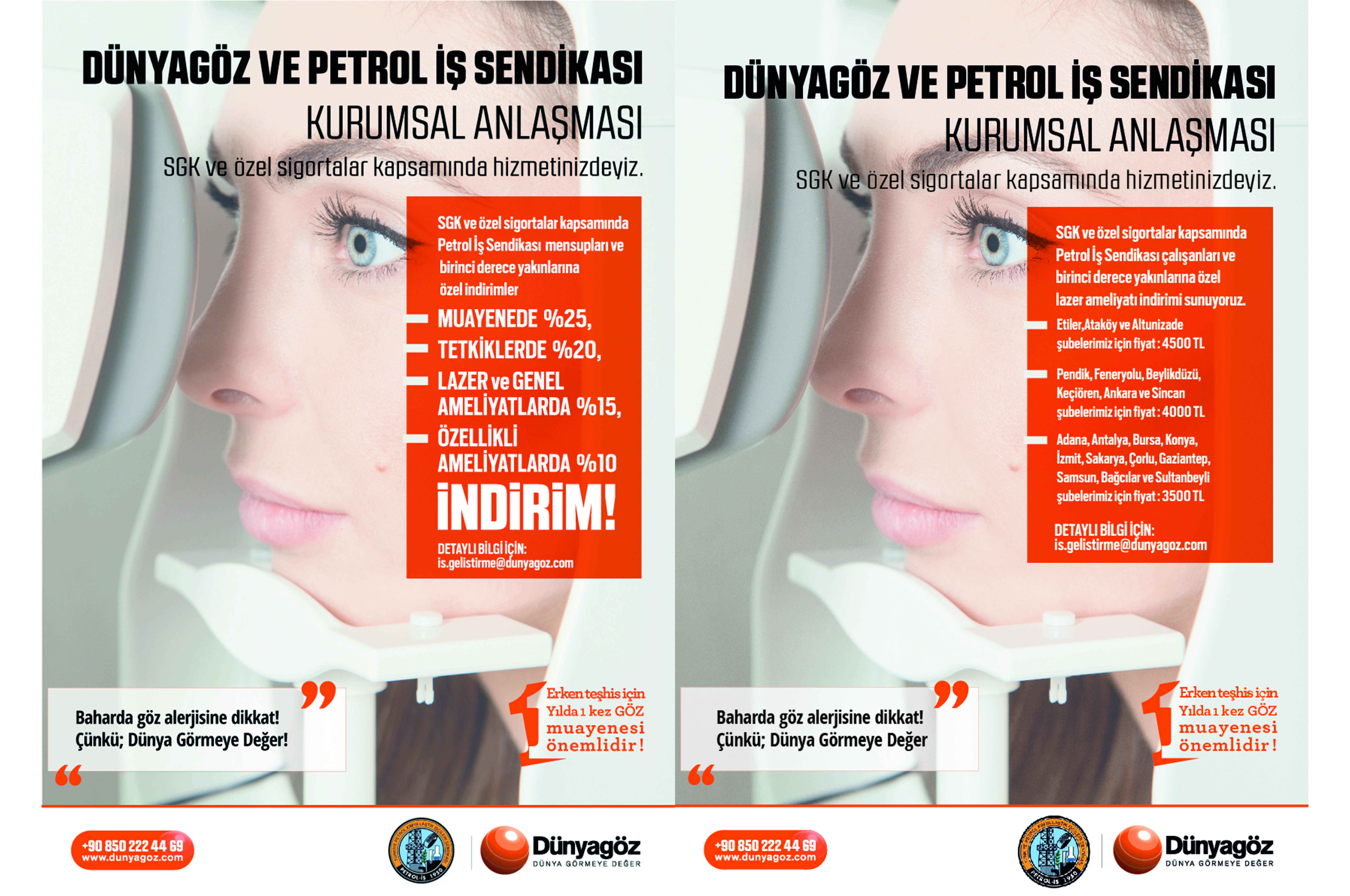 Dünya Göz Hastaneler Grubu İle Anlaşmamız Yenilendi