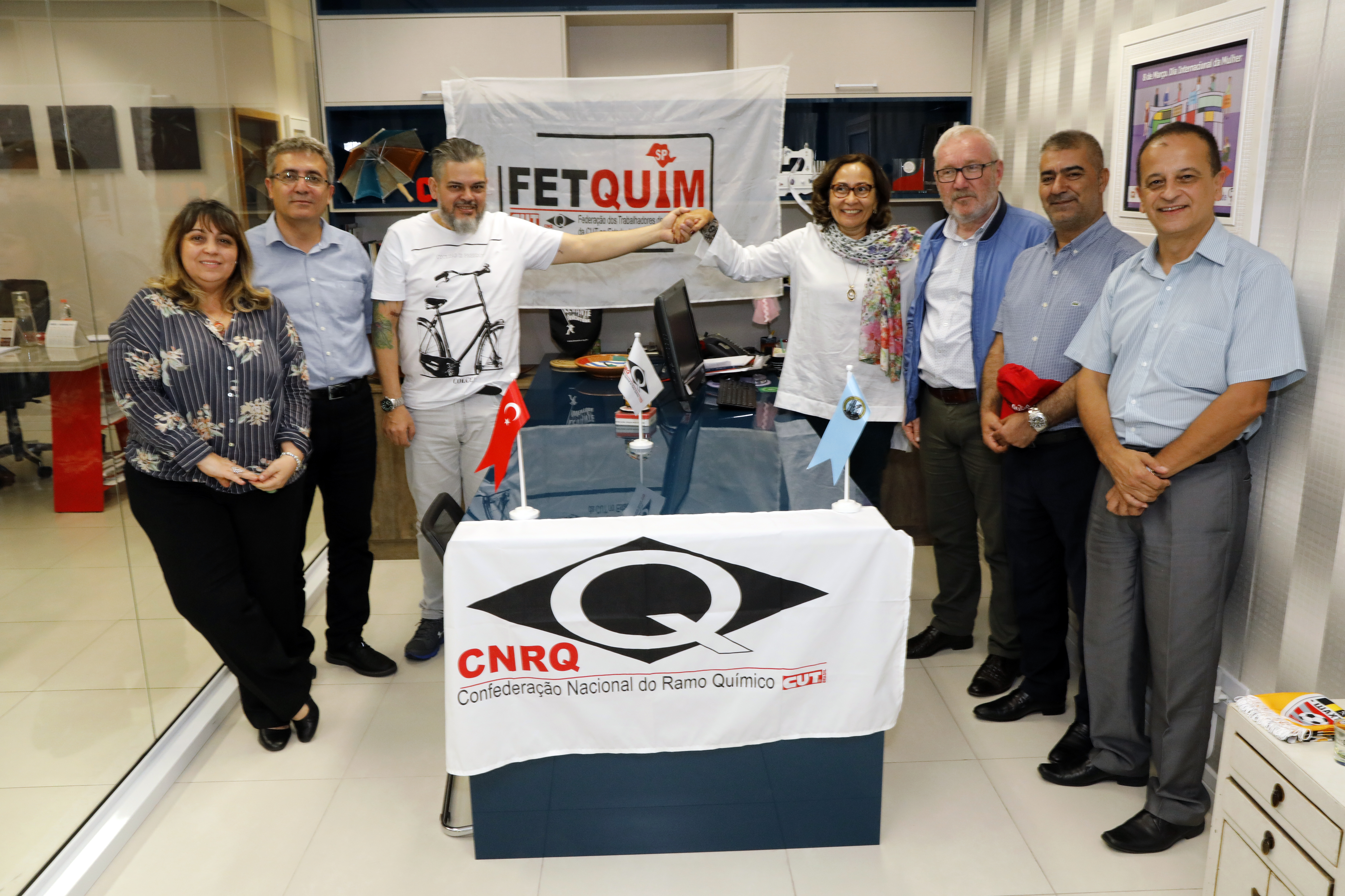 Petrol-İş, Brezilya Kimya İşçileri Sendikasını ziyaret etti