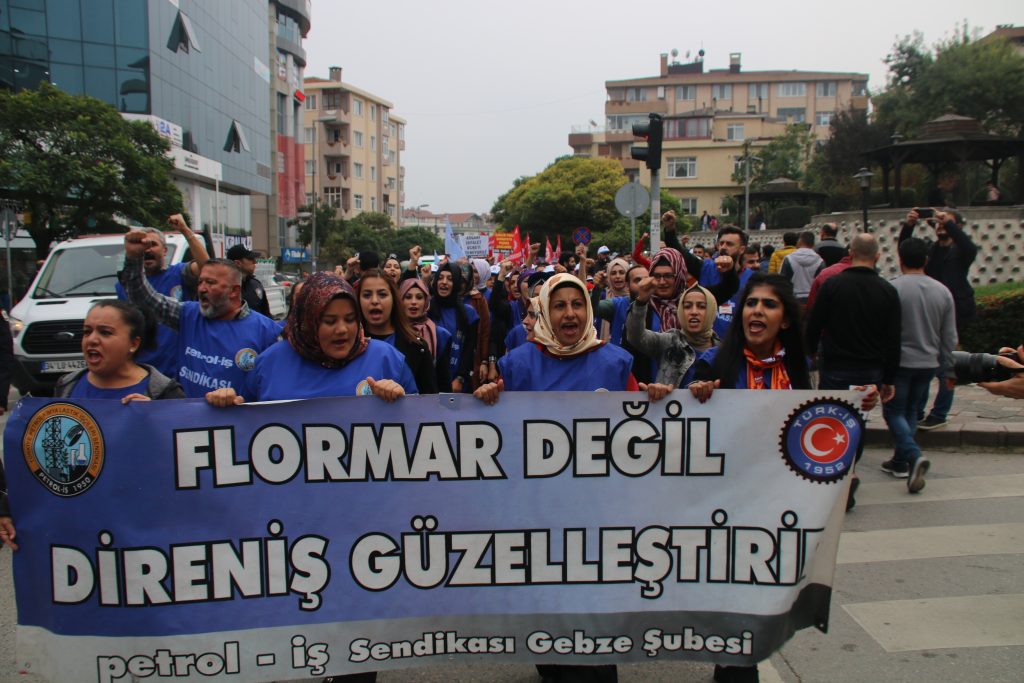 Gebze'de Ekonomik Krize Karşı Kitlesel Eylem