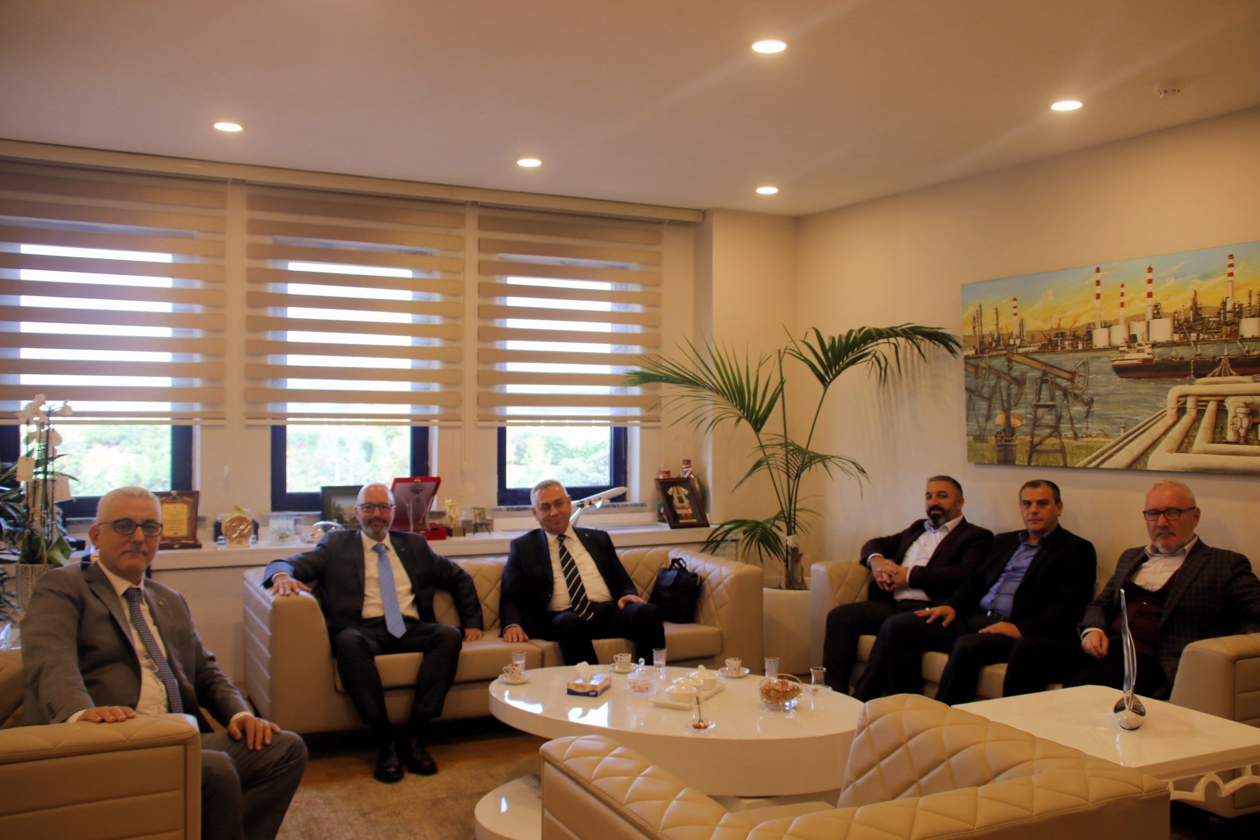 Genel Başkanımıza Aktaş Holding Yöneticilerinden Ziyaret