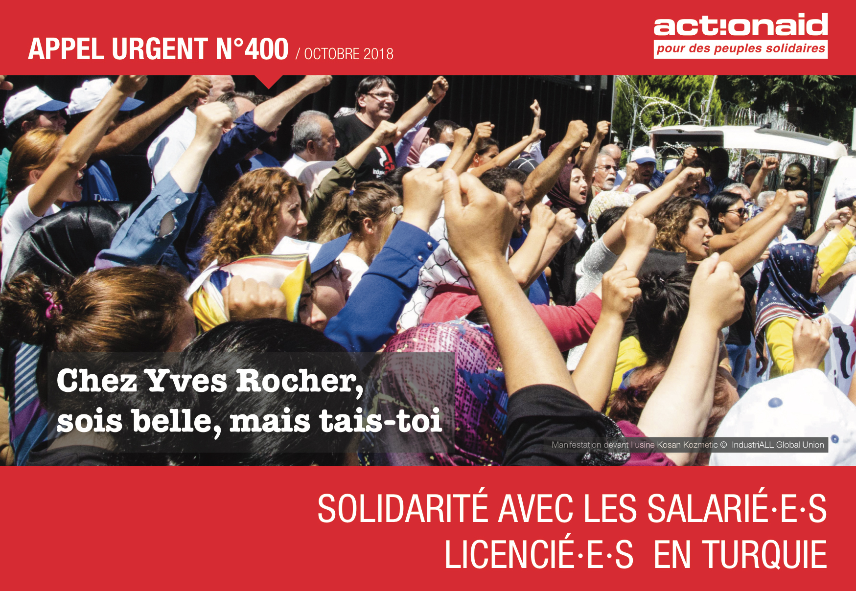 “ActionAid Fransa, Flormar İşçilerinin Mücadelesini Gündemine Taşıdı