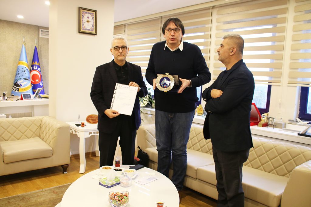 Genel Başkanımıza IndustriALL Küresel Sendika Genel Sekreteri Kemal Özkan'dan Ziyaret