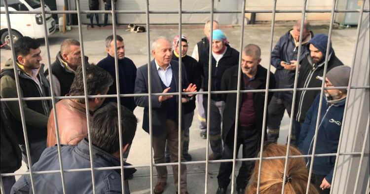 Ahmet Kabaca ve Mustafa Mesut Tekik Recticel'de