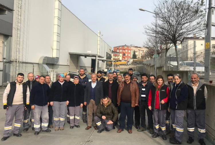 Ahmet Kabaca ve Mustafa Mesut Tekik Recticel'de