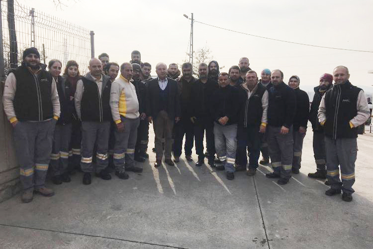 Ahmet Kabaca ve Mustafa Mesut Tekik Recticel'de