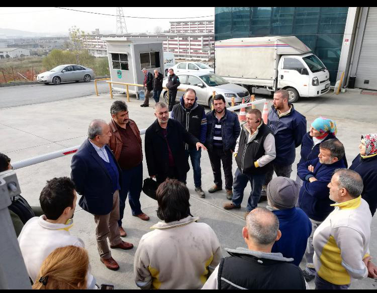 Ahmet Kabaca ve Mustafa Mesut Tekik Recticel'de