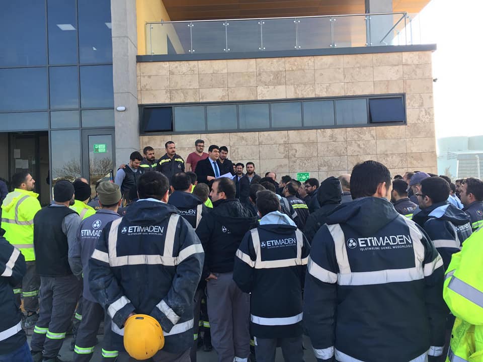 Eti Maden İşyerinde TİS Taslak Bilgilendirme Toplantısı