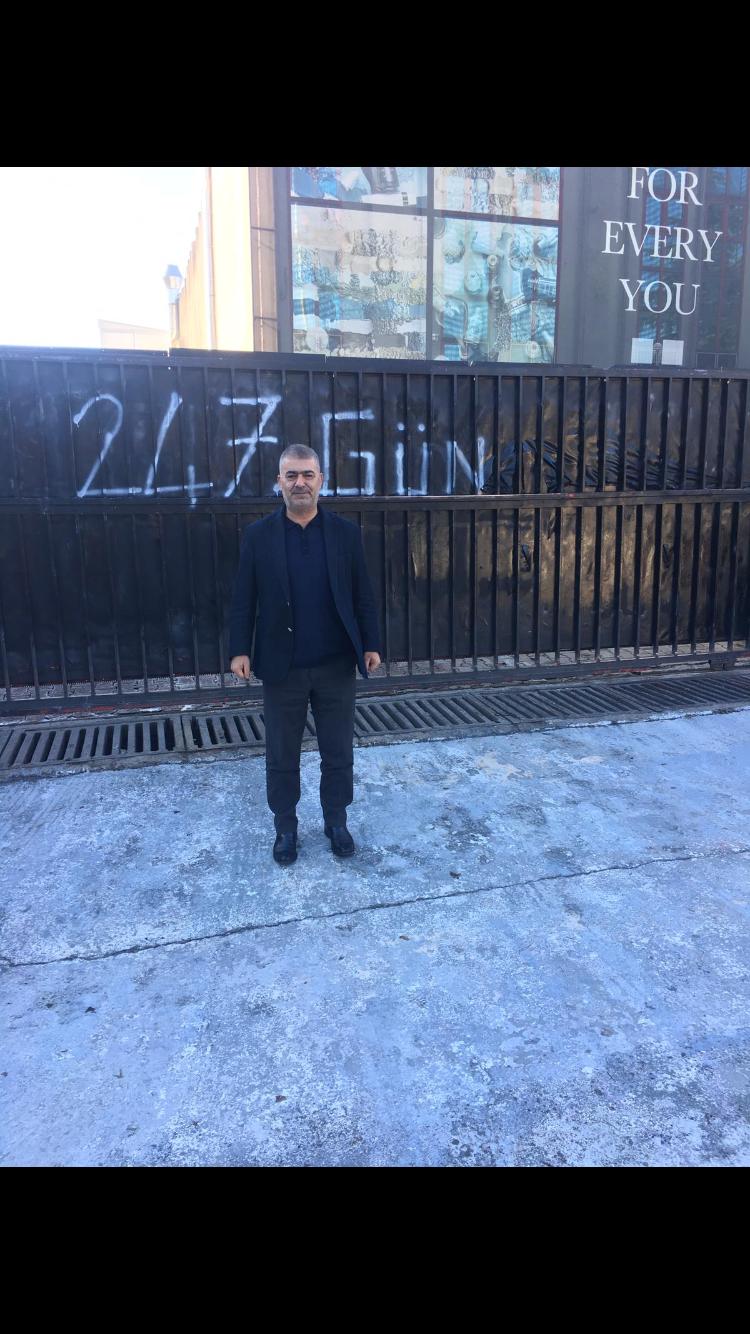 Mustafa Mesut Tekik Flormar Direniş Yerinde