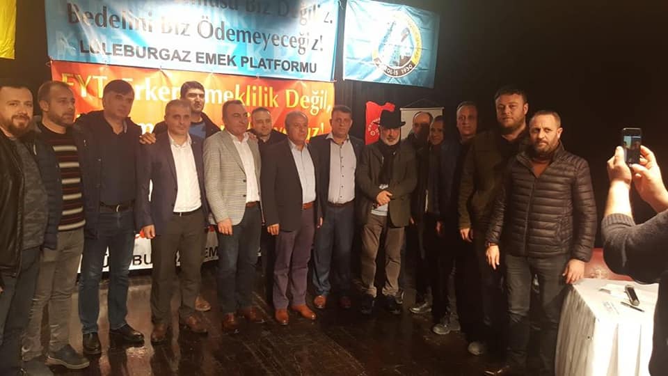 Lüleburgaz Emek Platformu'ndan Kriz, EYT ve Kıdem Tazminatı Konulu Panel