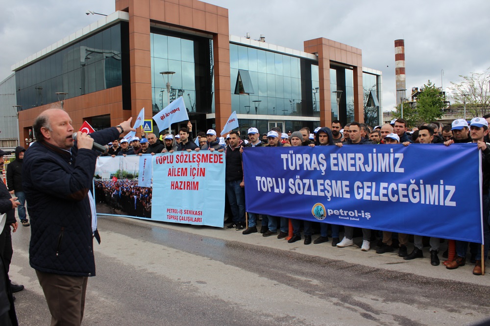 TÜPRAŞ İŞÇİSİ 1 GÜN İŞ BIRAKTI