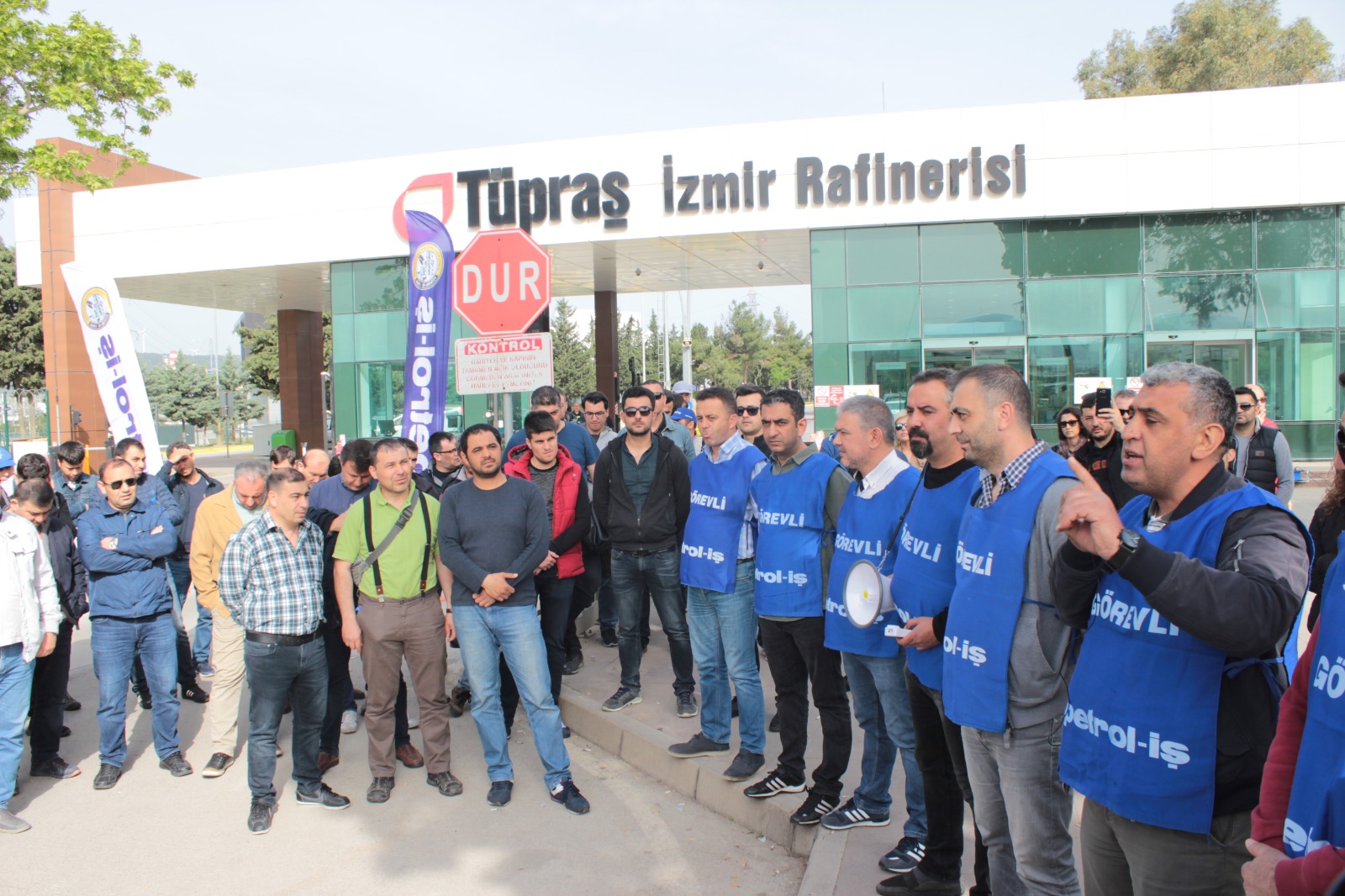 TÜPRAŞ EYLEMLERİ DEVAM EDİYOR