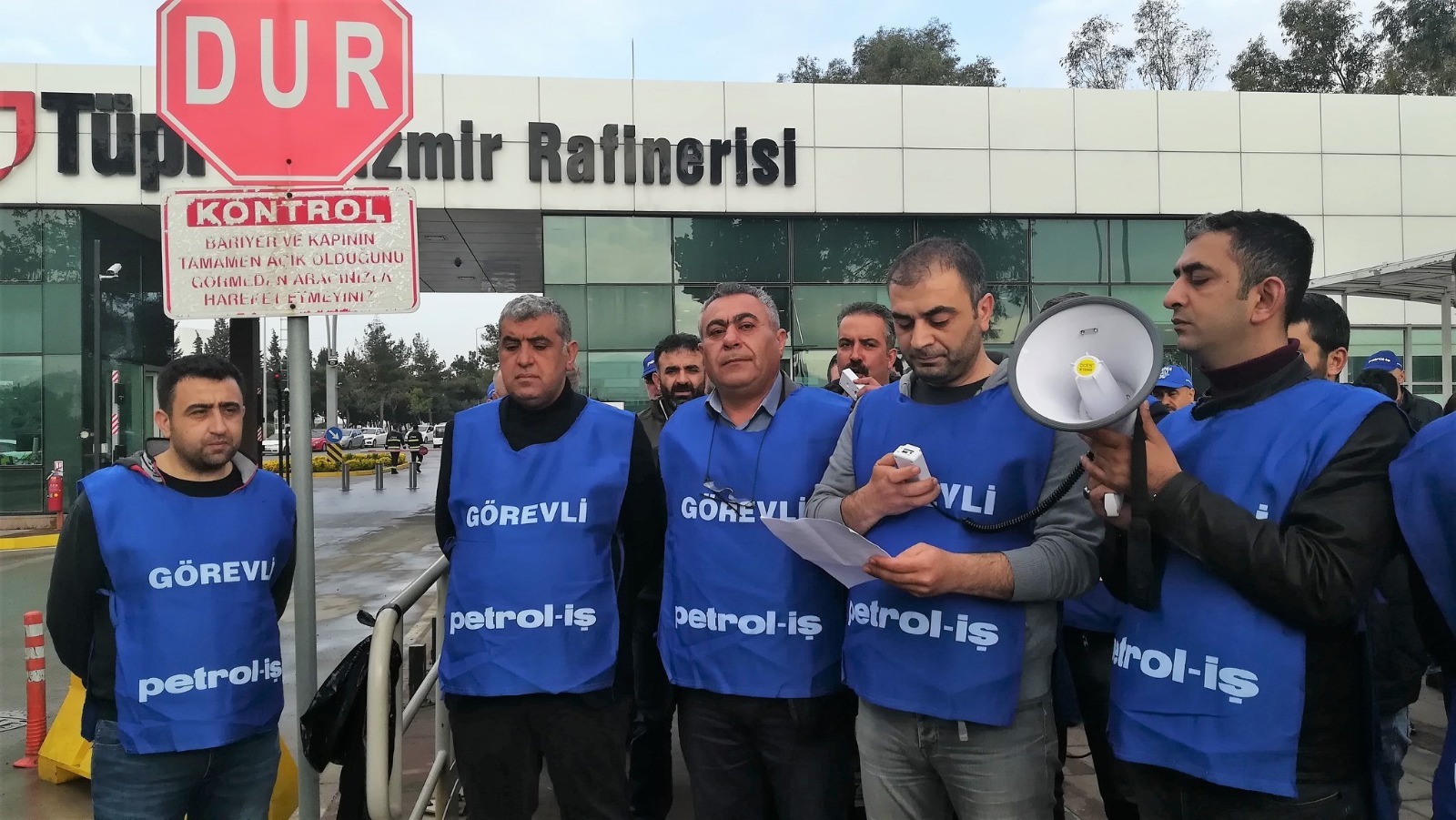 TÜPRAŞ EYLEMLERİ DEVAM EDİYOR