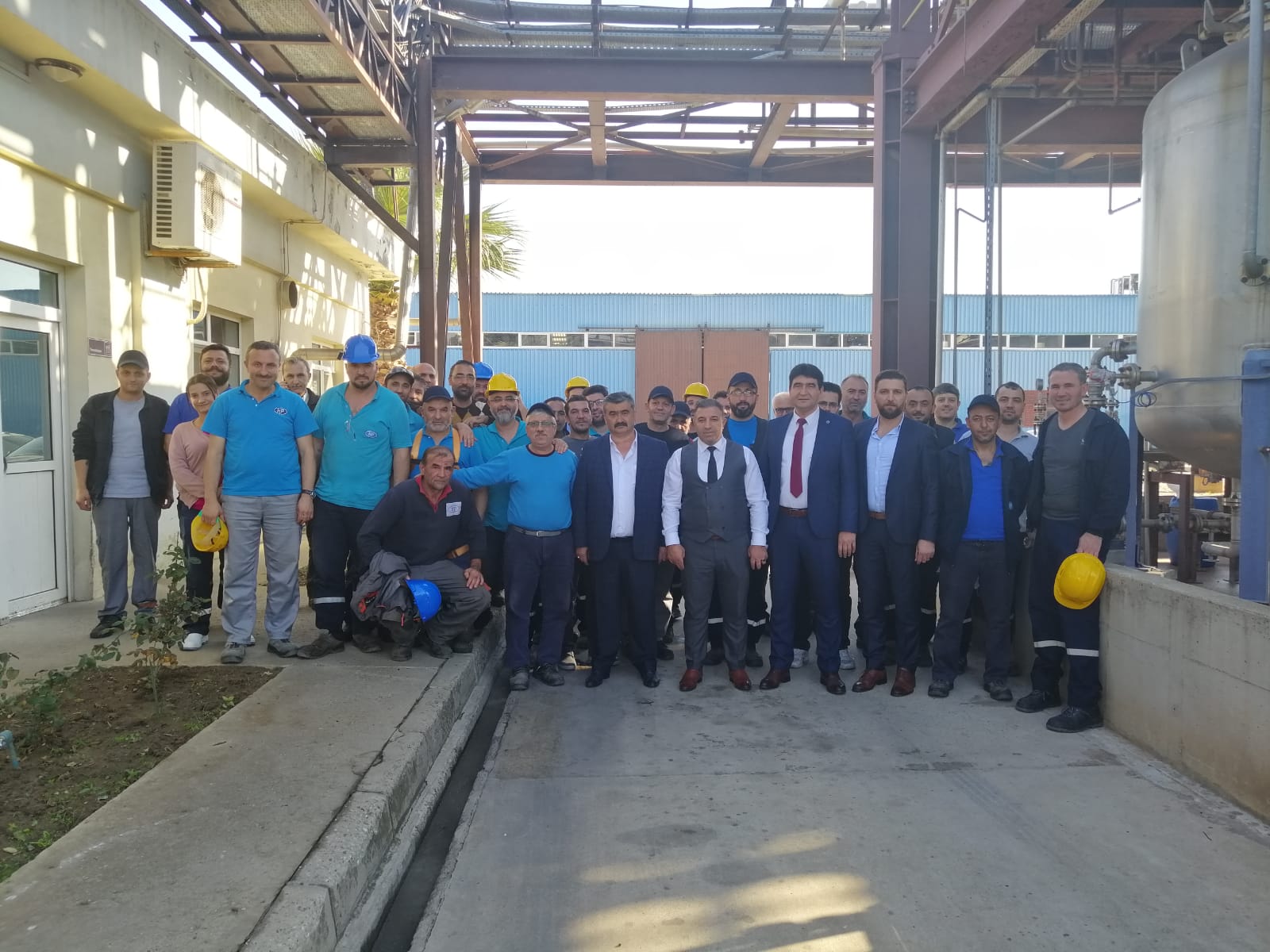 Merkez Yöneticilerimiz Yeni Örgütlendiğimiz Hidrojen Peroksit İşyerinde