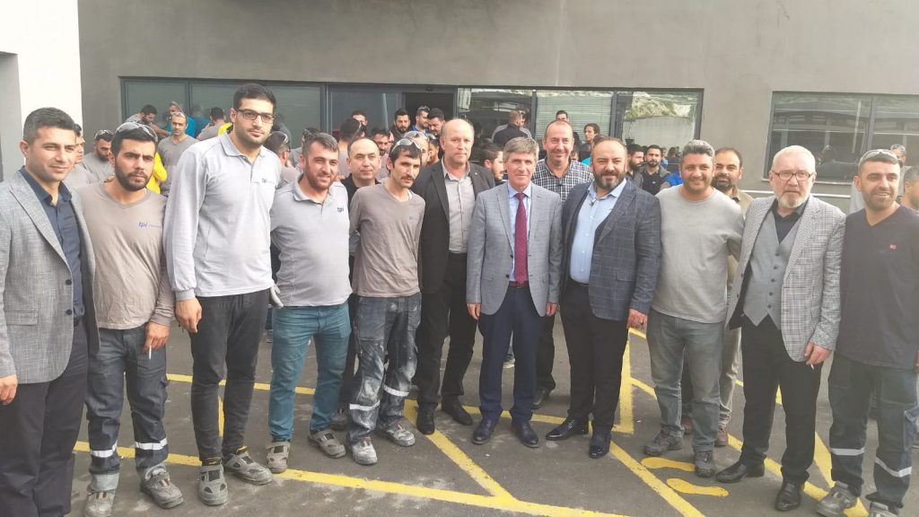 Merkez Yöneticilerimiz TPI İşyerini Ziyaret Etti