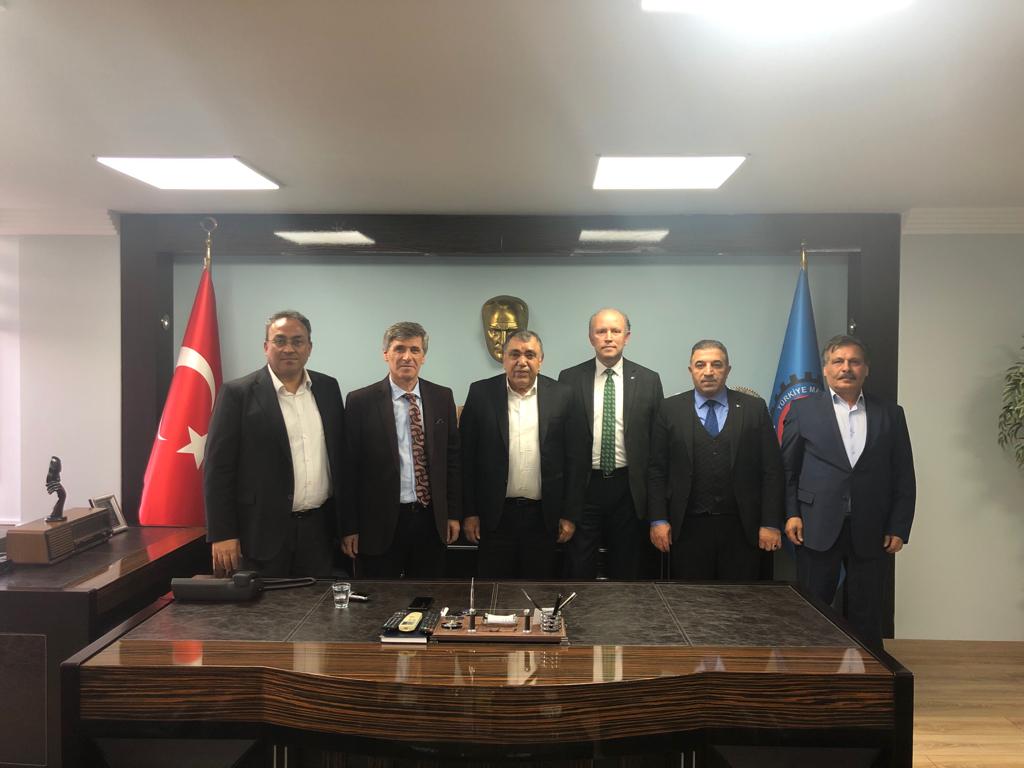 Merkez Yöneticilerimizden Maden-İş Genel Merkezine Ziyaret