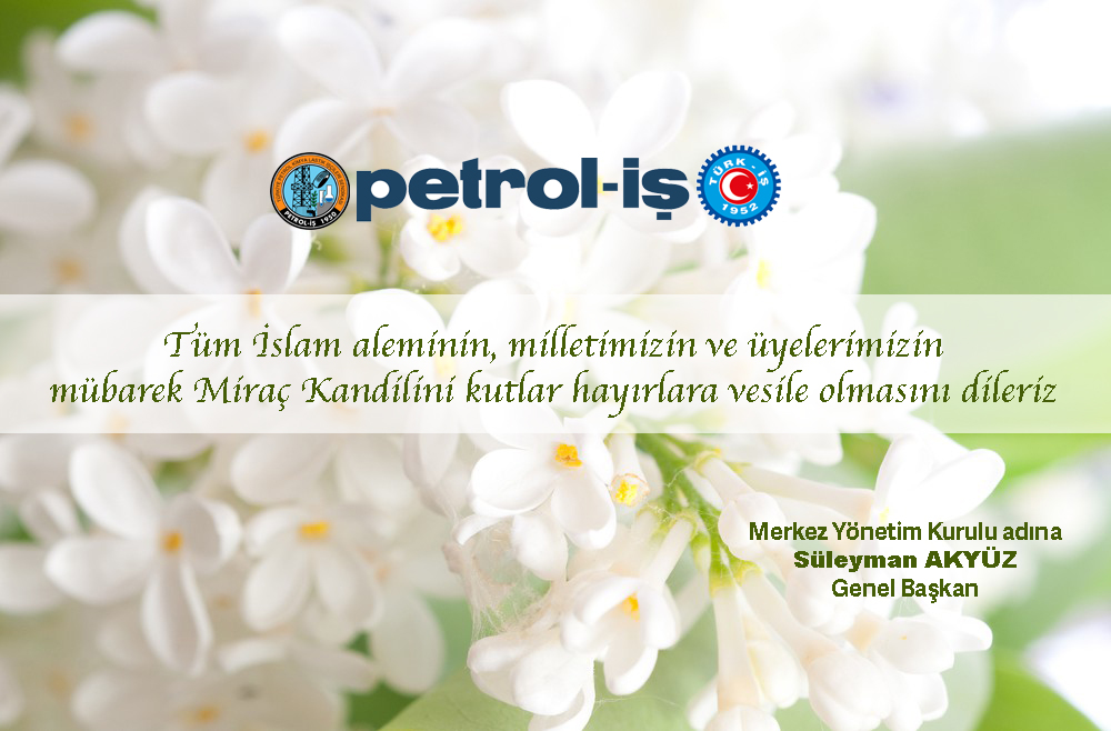 Merkez Yönetim Kurulumuzdan Kandil Mesajı