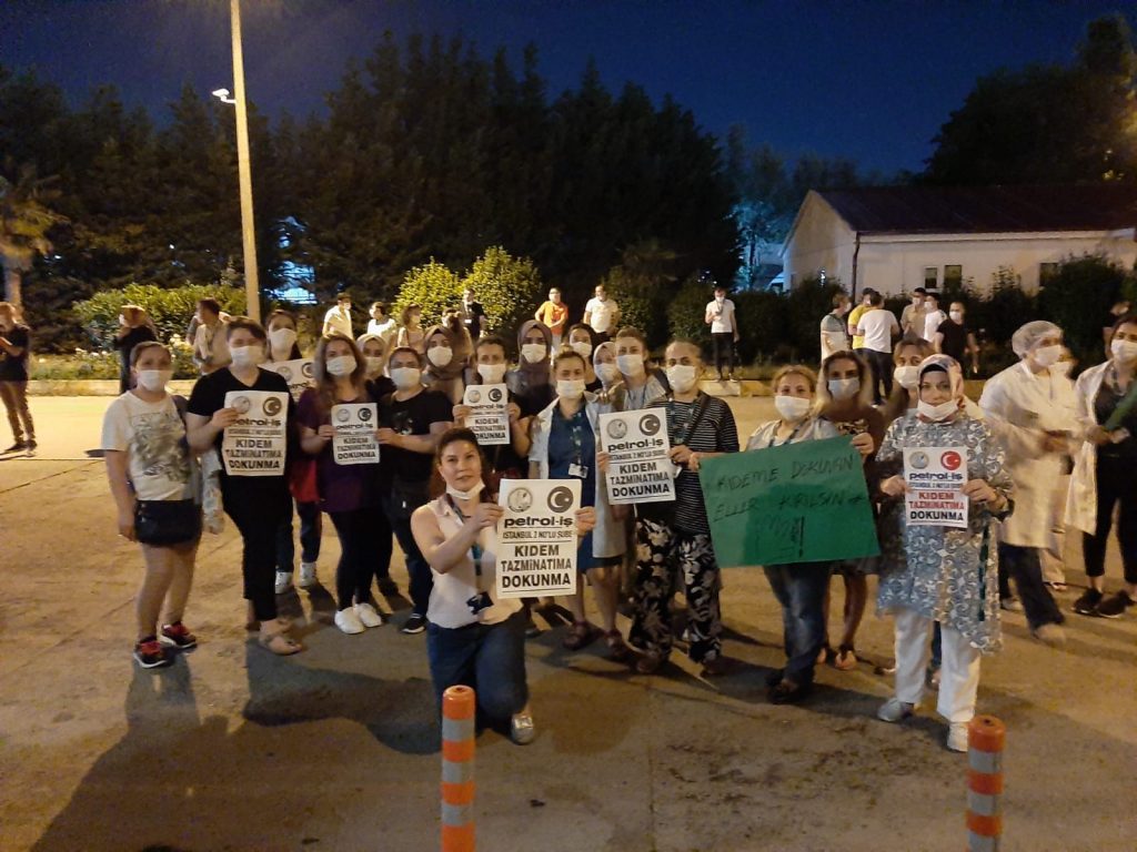 İstanbul 2 No'lu Şubemizde Kıdem Tazminatı Eylemi