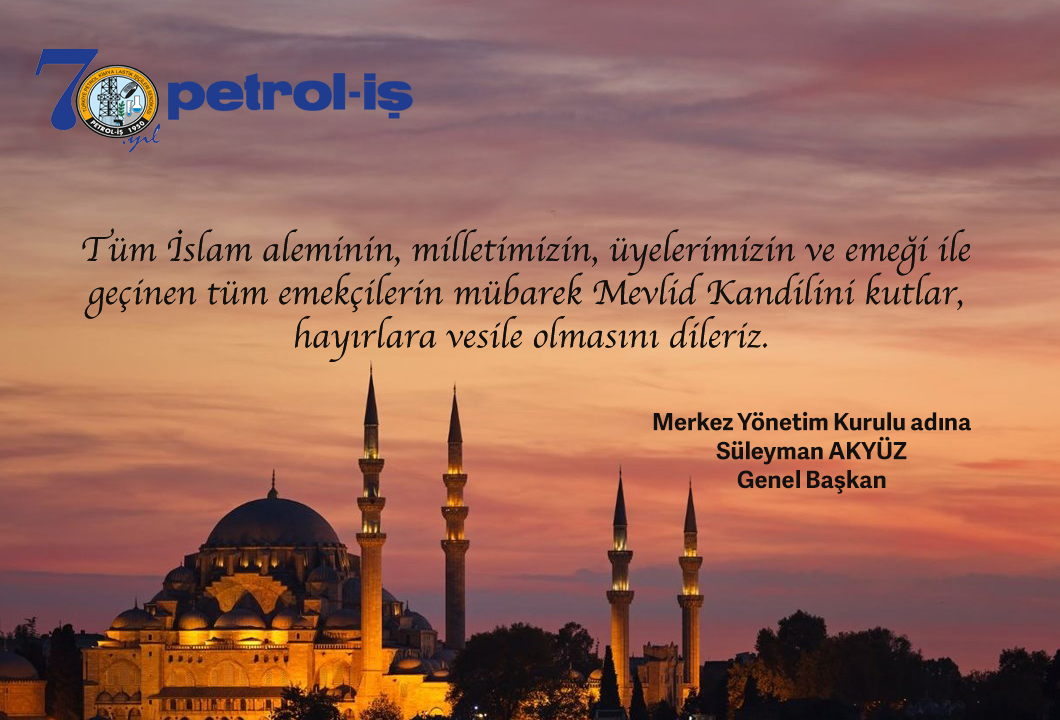 Merkez Yönetim Kurulumuzdan Kandil Mesajı