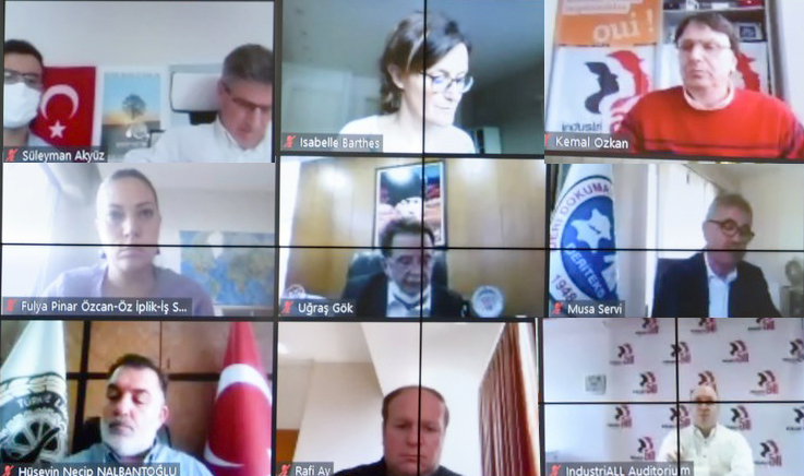 IndustriALL Küresel Sendika ve IndustriAll Avrupa Sendikaları Türkiye Üyeleri Toplantısı yapıldı