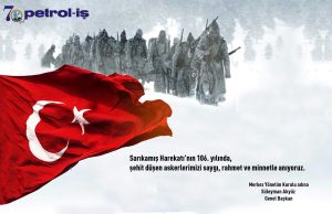 Sarıkamış Şehitlerimizi Saygı ve Rahmetle Anıyoruz